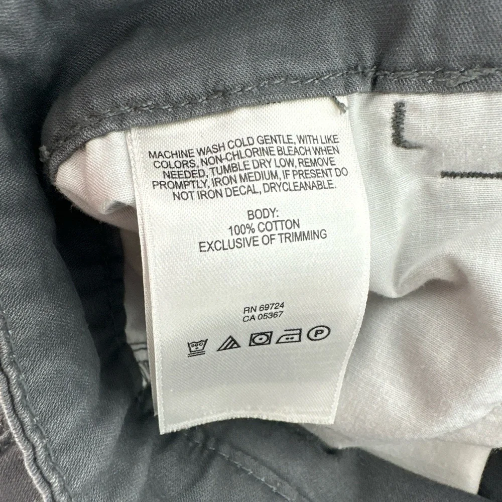 Columbia Cotton Blend 5‎ Pocket Casual Pants Men’s 36x30 Gray 100% Cotton